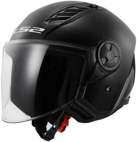 Ls2 jethelm of616 airflow ii solid helmet airflow ii of6 solid black gr. xl