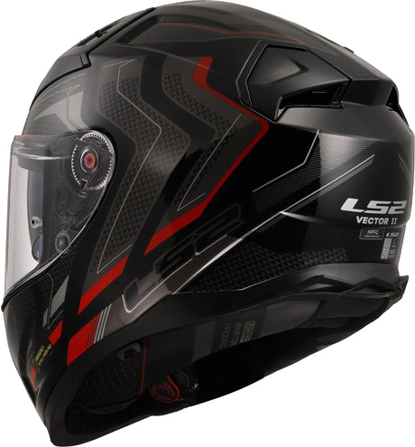 Ls2 integralhelm ff811 vector ii alizer helmet ff811 vector i alizer black red gr. xxl