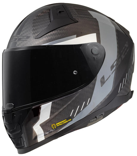 Ls2 integralhelm ff811 vector ii carbon grid helmet ff811 vector i c grid m. sw gr gr. l