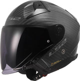 Ls2 jethelm of603 infinity ii carbon solid helmet of603 infinity ii matt carbon gr. xl