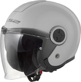 Ls2 jethelm of620 classy solid helmet of620 classy solid pearl gray gr. m