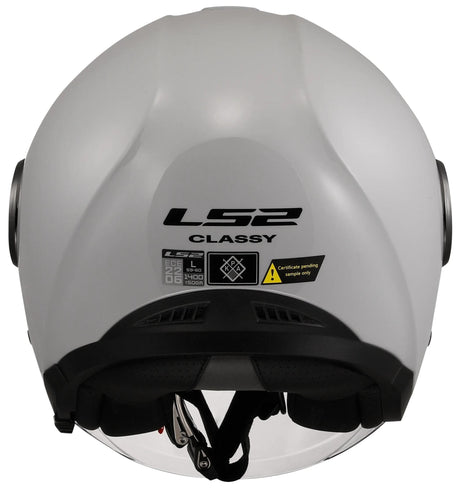 Ls2 jethelm of620 classy solid helmet of620 classy solid pearl gray gr. m