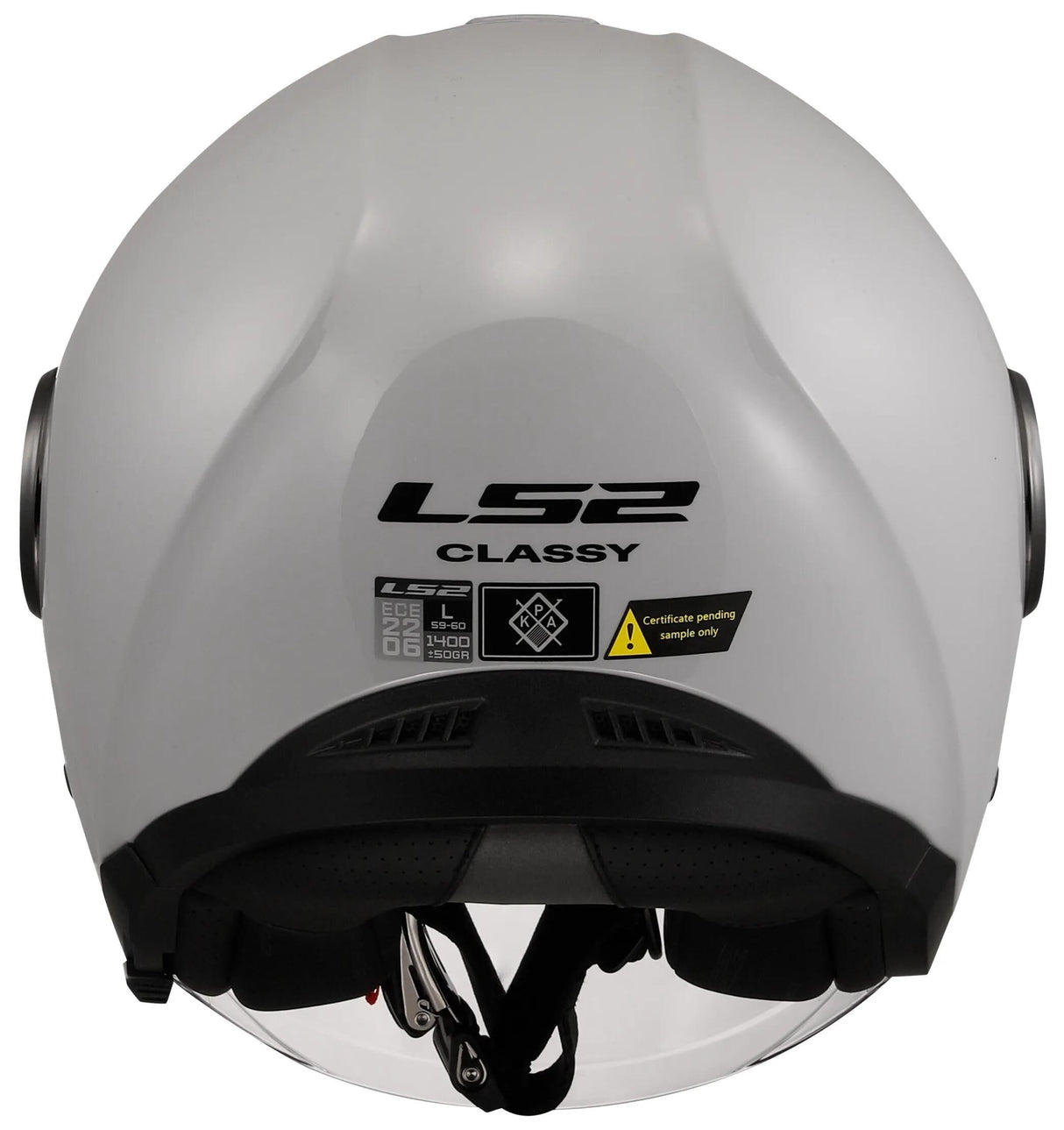 Ls2 jethelm of620 classy solid helmet of620 classy solid pearl gray gr. xl