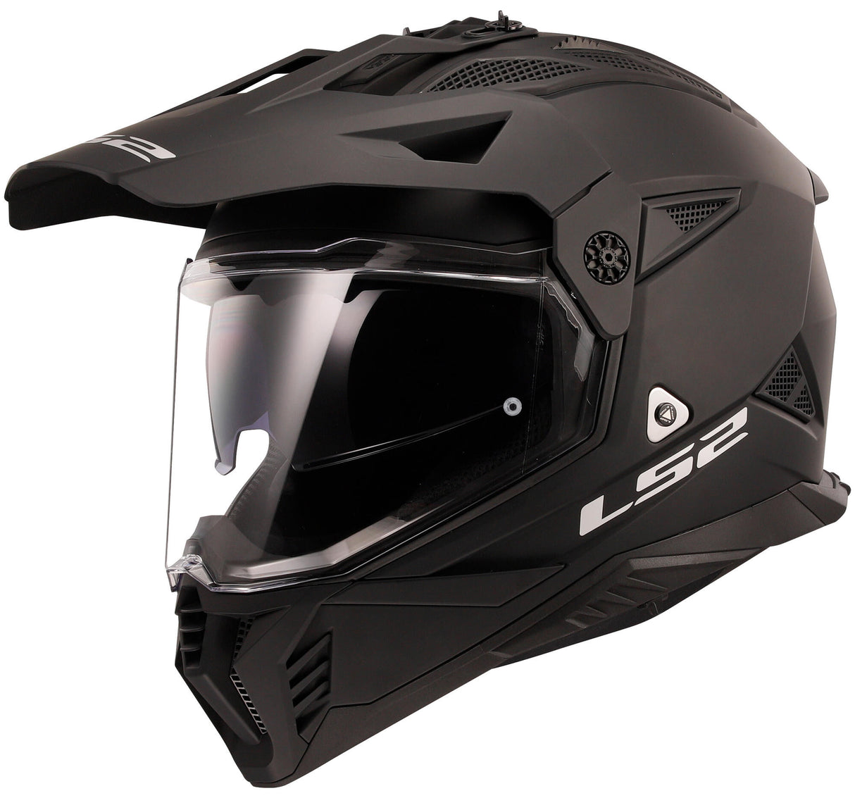 Ls2 endurohelm mx702 pioneer ii solid helmet mx702 pioneer ii matt black gr. xl