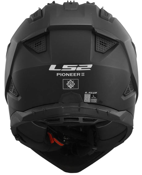 Ls2 endurohelm mx702 pioneer ii solid helmet mx702 pioneer ii matt black gr. xs