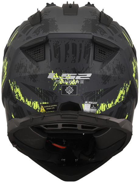 Ls2 endurohelm mx702 pioneer ii crazy helmet mx702 pioneer ii crazy m. sw ge gr. s