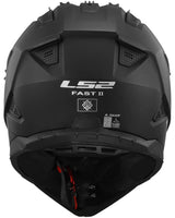 Ls2 crosshelm mx708 fast ii solid helmet mx708 fast ii solid matt black gr. m
