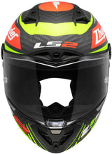 Ls2 integralhelm ff805 thunder carbon gp aero replica black helmet ff805 thunder gp aero replica sw. gr.xl