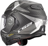 Ls2 klapphelm ff901 advant x carbon horizon helmet advant x carbo horizon silver grey matt