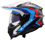 Ls2 endurohelm mx701 explorer carbon frontier ii helmet explorer carbo frontier ii white blue m