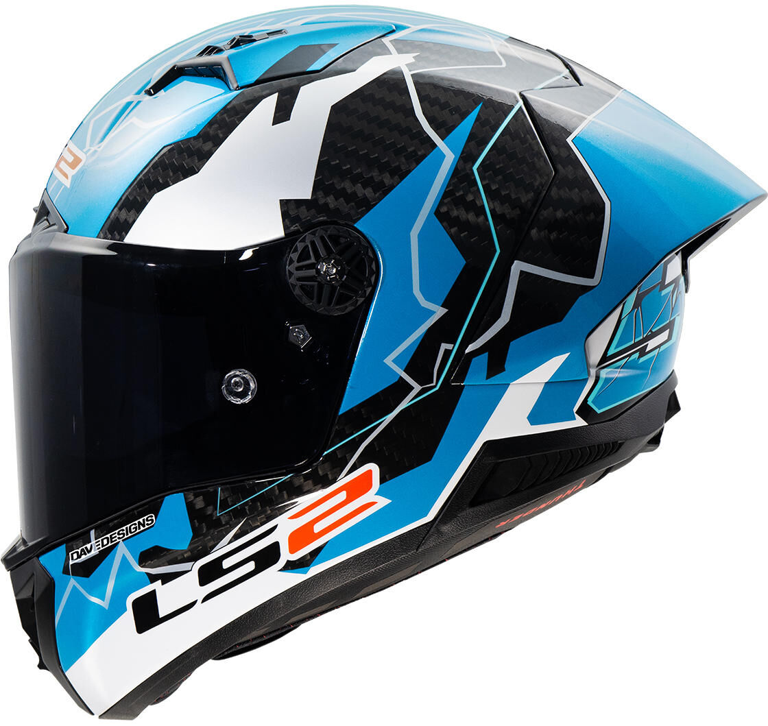 Ls2 integraalhelm ff805 thunder carbon gp aero replica huertas helmet ff805 thunder gp aero replica huertas l