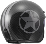 Ls2 jethelm of601 bob ii carbon star helmet of601 bob ii carbon star gray gr. s