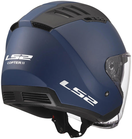 Ls2 jethelm of600 copter ii solid helmet of600 copter i navy blue matt gr. m