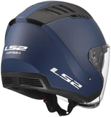 Ls2 jethelm of600 copter ii solid helmet of600 copter i navy blue matt gr. xl