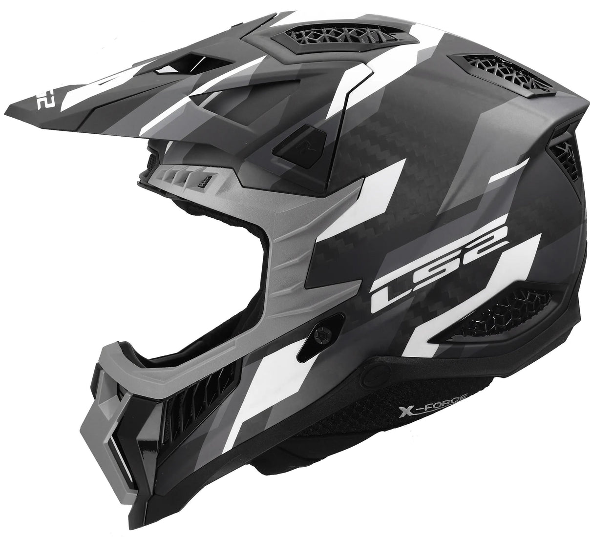 Ls2 crosshelm mx703 x-force phantom helmet mx703 x-force phantom matt gr. sw m