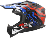 Ls2 crosshelm mx708 fast ii grotesk helmet mx708 fast ii grotesque white bl red xx