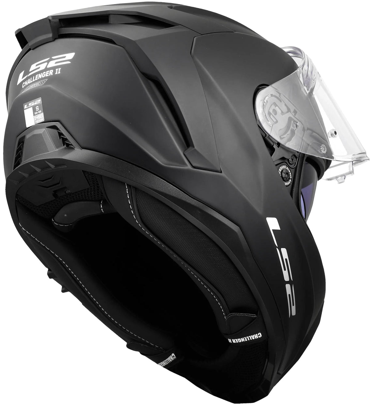 Ls2 integralhelm ff817 challenger ii solid helmet ff817 challeng ii solid matt black 3xl