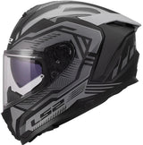 Ls2 integralhelm ff817 challenger ii dravix helmet ff817 challeng ii dravix matt gray 3xl