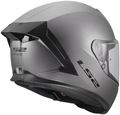 Ls2 integralhelm ff820 rapid iii solid helmets ff820 rapid i solid matt titanium xl