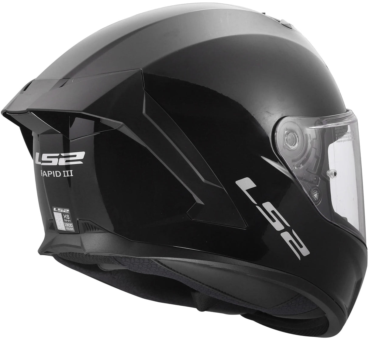 Ls2 integralhelm ff820 rapid iii solid helmets ff820 rapid i solid black gr. 3xl