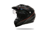 Ufo plast endurohelm aries helmet aries l black red