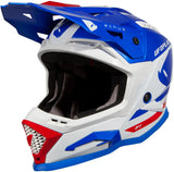 Ufo plast crosshelm echus helmet echus xs blue white red