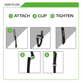 Oxford snelbinder atlas g-hook atlas g-hook 26mm x 2,0m black pair