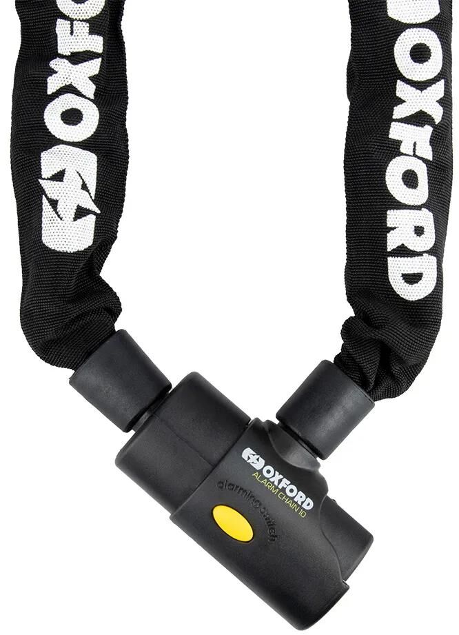 Oxford kettingslot alarm chain 10 chain link 10mm x 1.5m black alarm