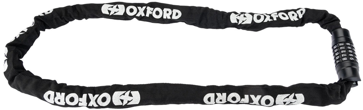 Oxford kettingslot gp combi chain 8 chain link combi 8mm x 0,9m black
