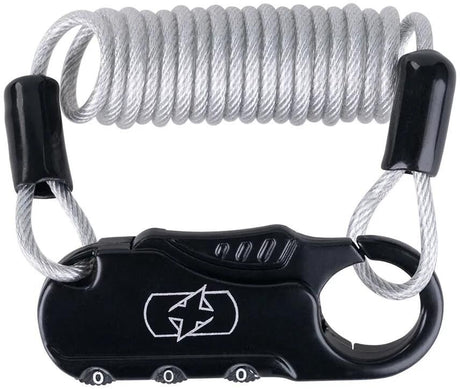Oxford kabelslot pocket lock cable lock black