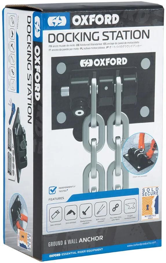 Oxford grondanker docking station-anker ground anchor docking station black