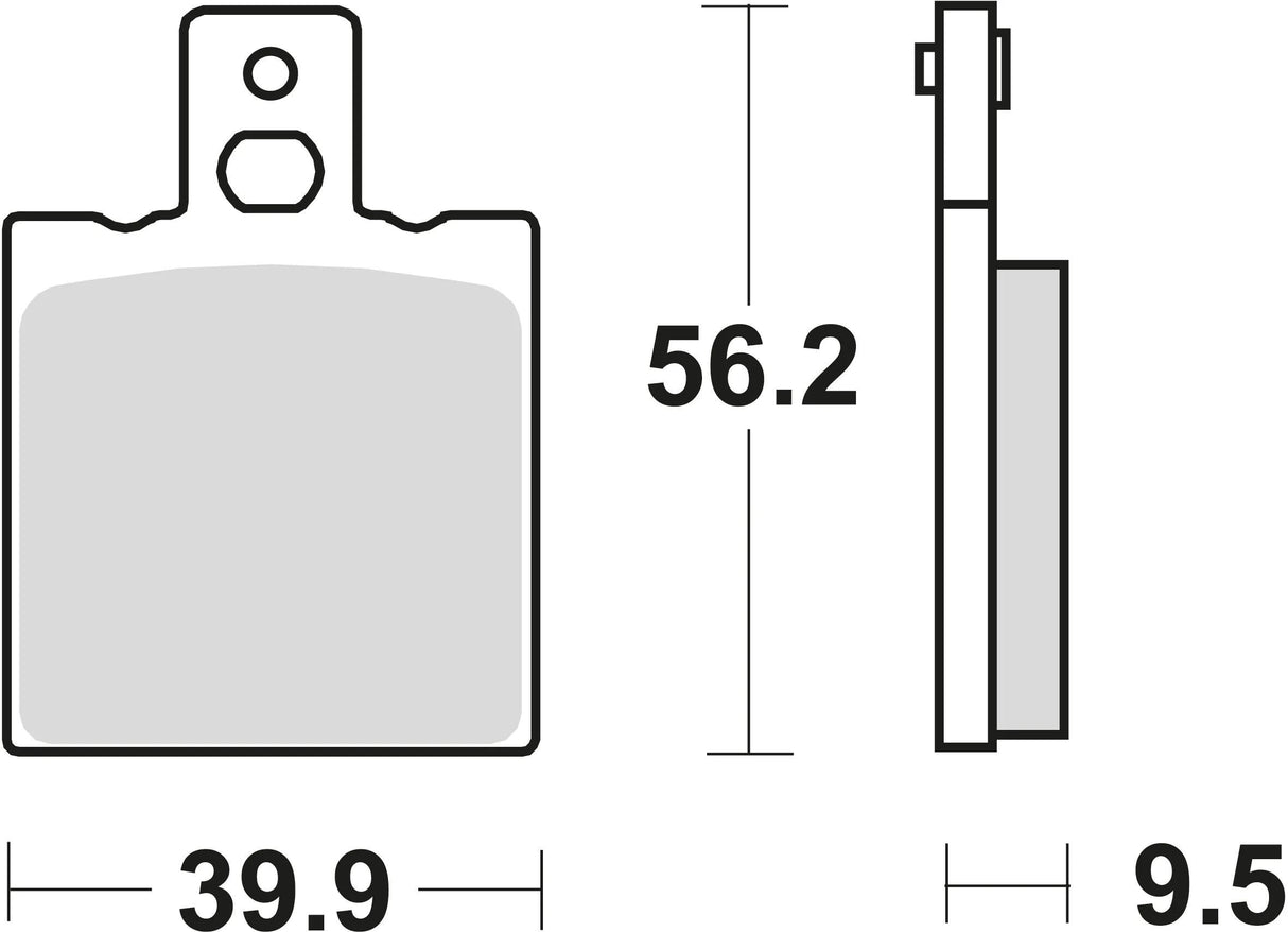 Trw remblokken mcb 623 brake pads organ. mcb 623