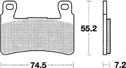 Trw remblokken mcb 703 brake pads carbon mcb 703 crq