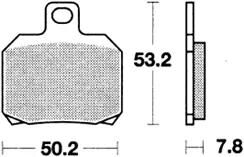 Trw remblokken mcb 700 brake pads organ. mcb700ec