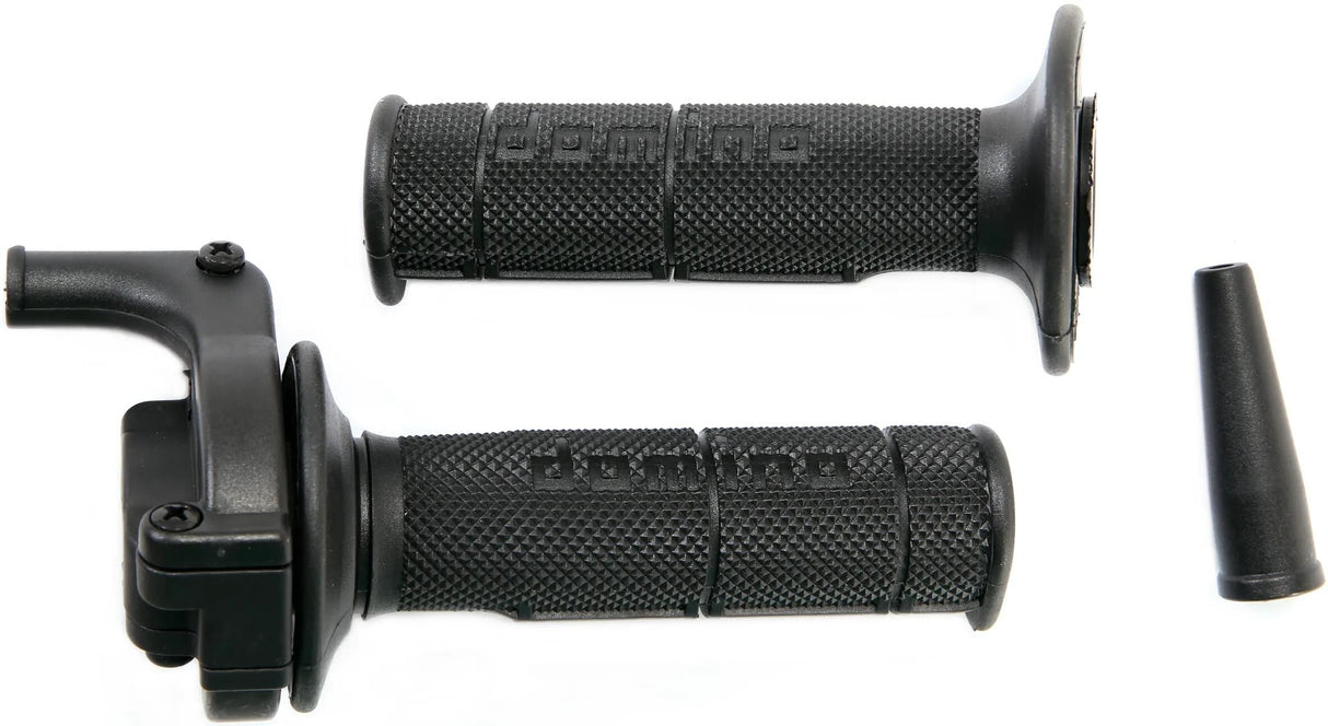 Domino gasdraaigreep armatuur throttle grips alu sw 1-pull,handleg