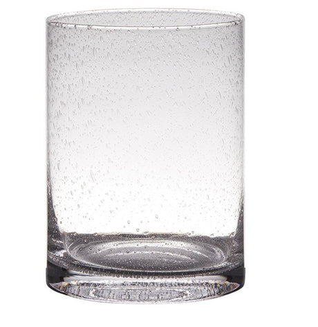 Hakbijl glass cilindervaas archer soda bubbles 15x20cm