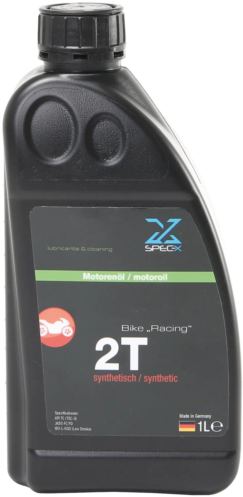 Spec-x motorolie bike 2t racing motor oil 2t racing 1l bike