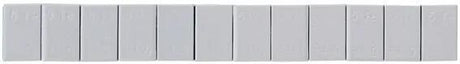 Niso tech klebegewicht adhesive weight strips 60 silver steel
