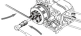 Bikeservice kupplungshalteschlüssel holding force clutch bst 4pin