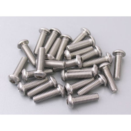 Inbusbout bolkop M6 x 20 mm RVS 25 stuks (214291)