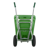 Fort producten kiep kruiwagen f s 300l groen 2 luchtwiel