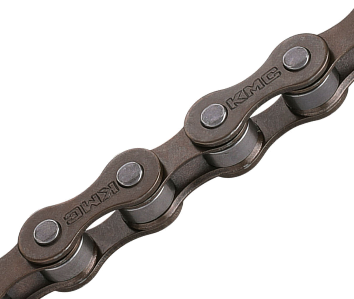 Km c s1 fietsketting 1 2x1 8 112 schakels brown