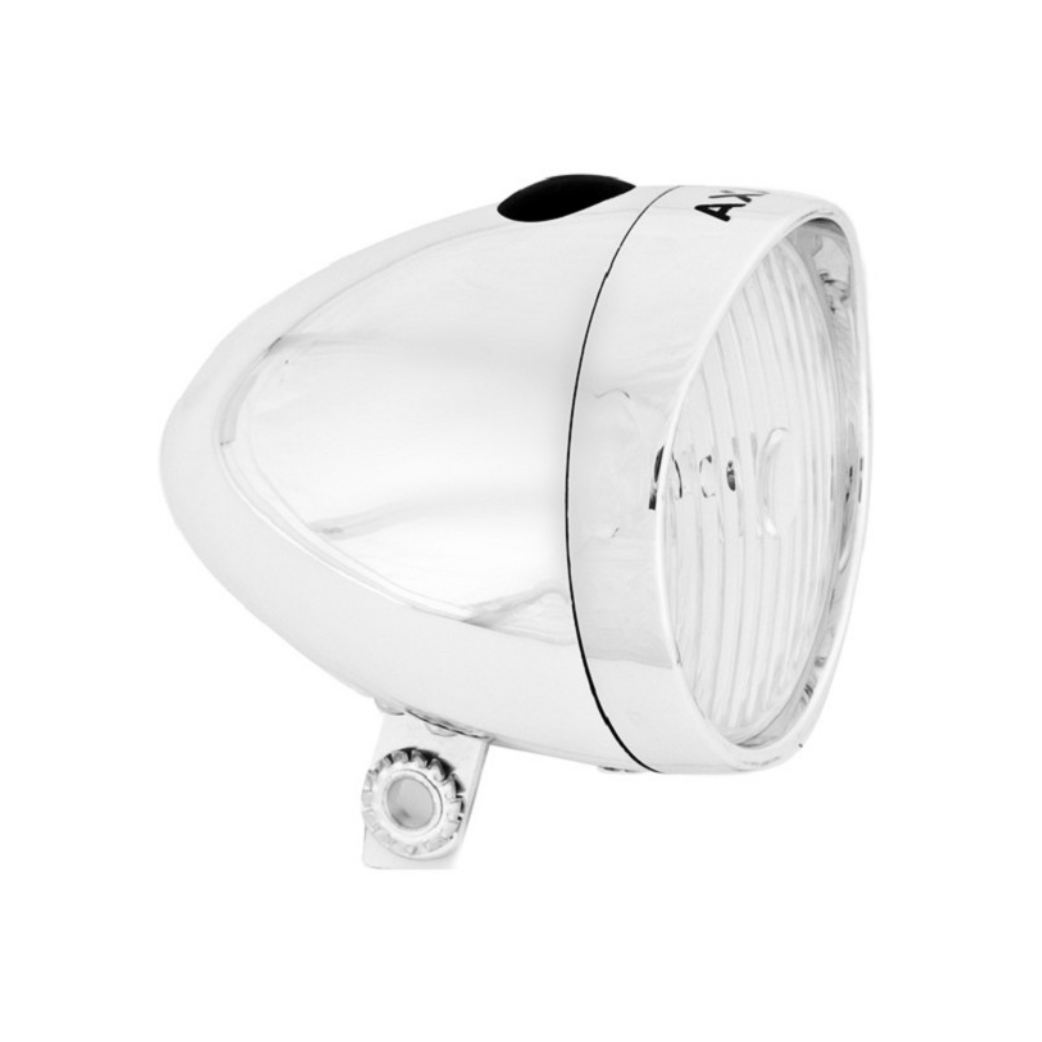 Axa Classic LED Koplamp zilver incl. batterijen (werkplaatsverpakking)