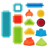 Bristle blocks emmer met 50 stuks