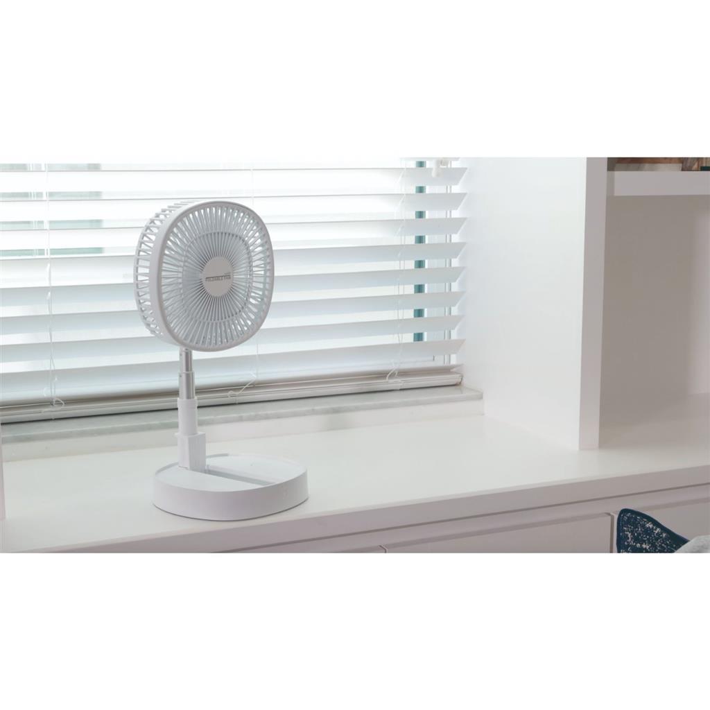Starlyf opvouwbare ventilator 23 cm wit