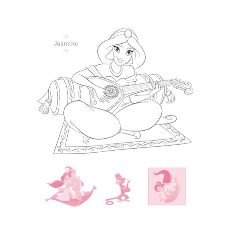Deltas disney princess sticker parade