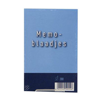 Memoblok 90x140mm | 72 stuks