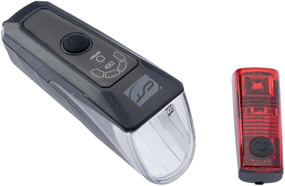 Contec led verlichtingsset accu-voeding 24sevenstop ct batterylight 247 stop set, usb