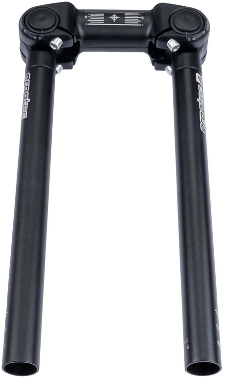 Ergotec stuur ahs superlight 31,8 verstelbaar zwart