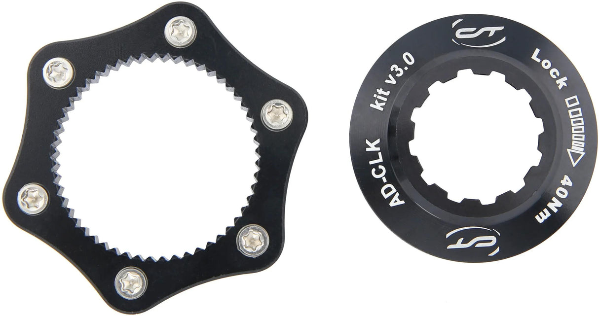 Contec remschijf adapter cda-cl ct disc brake adapter cda-cl center lock black